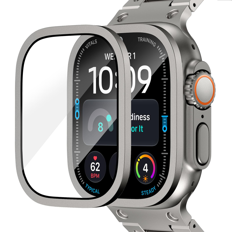 Smartwatch Watches For Men - 2PCS HD Metal Tempered Glass For