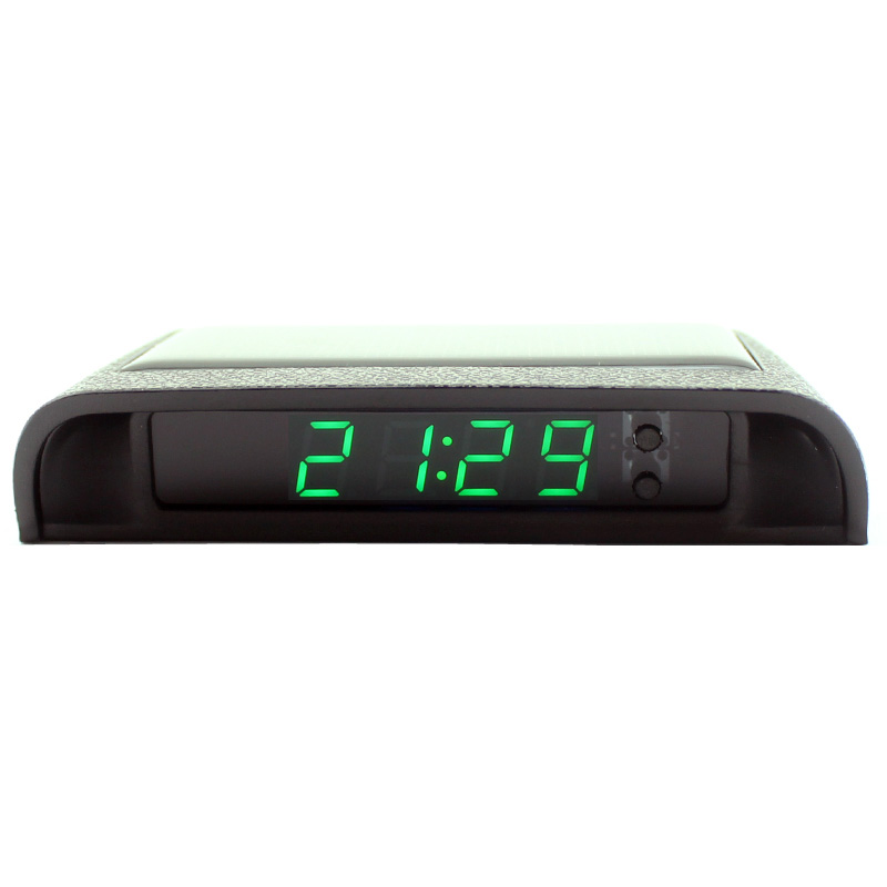 Solar Car Clock Thermometer Da - Solar Powered Watch review and price