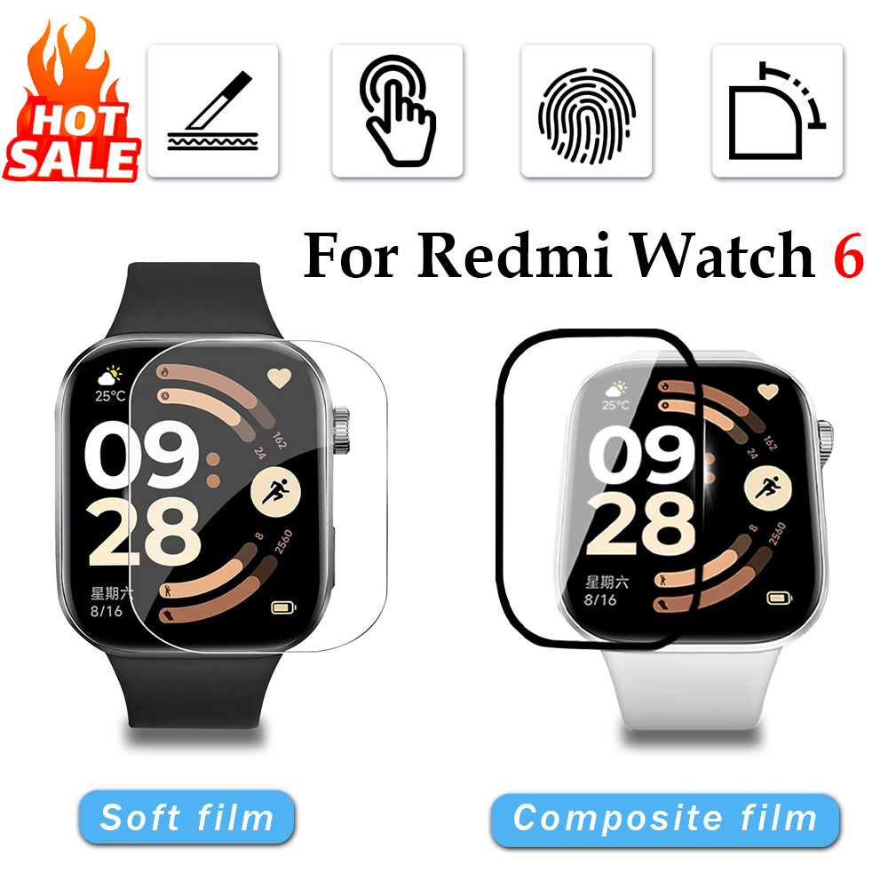 1-5Pcs Soft Film for Xiaomi Re - Smartwatch Watches Xiaomi review and price