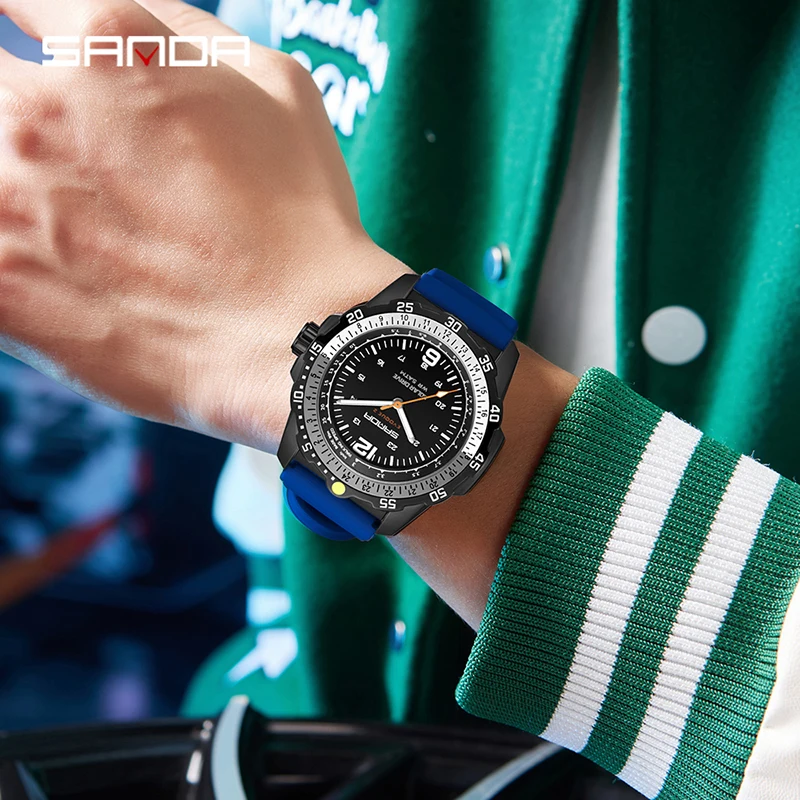 SANDA Luxury New Men's Solar-p - Solar Powered Watch review and price