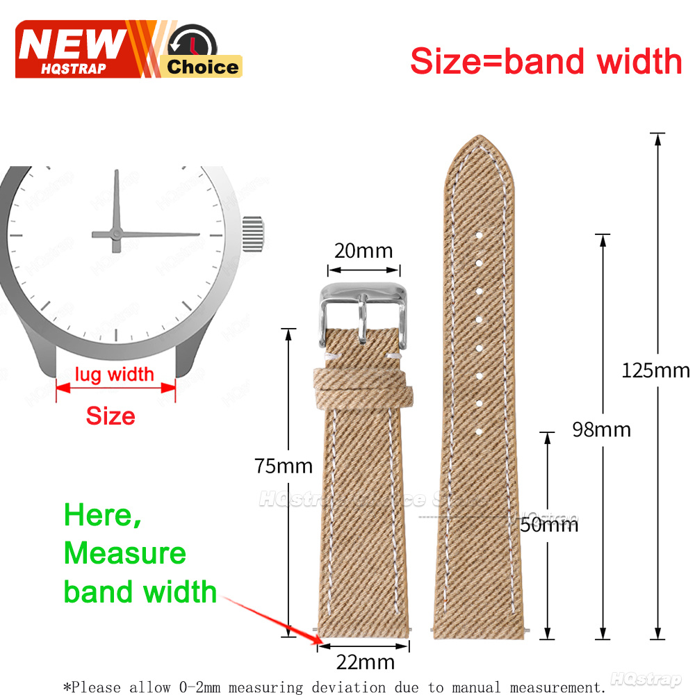 Nylon Denim Fabric Watch Strap - Omega Watches Smartwatch review and price