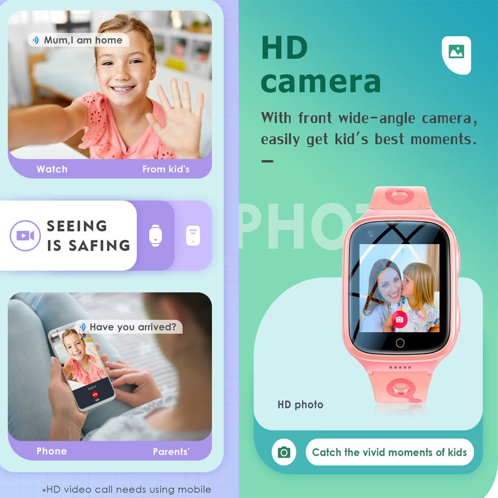 Hot 4G Kids Smartwatch 1000 Ma - Smartwatch Digital Watches For Boys review and price