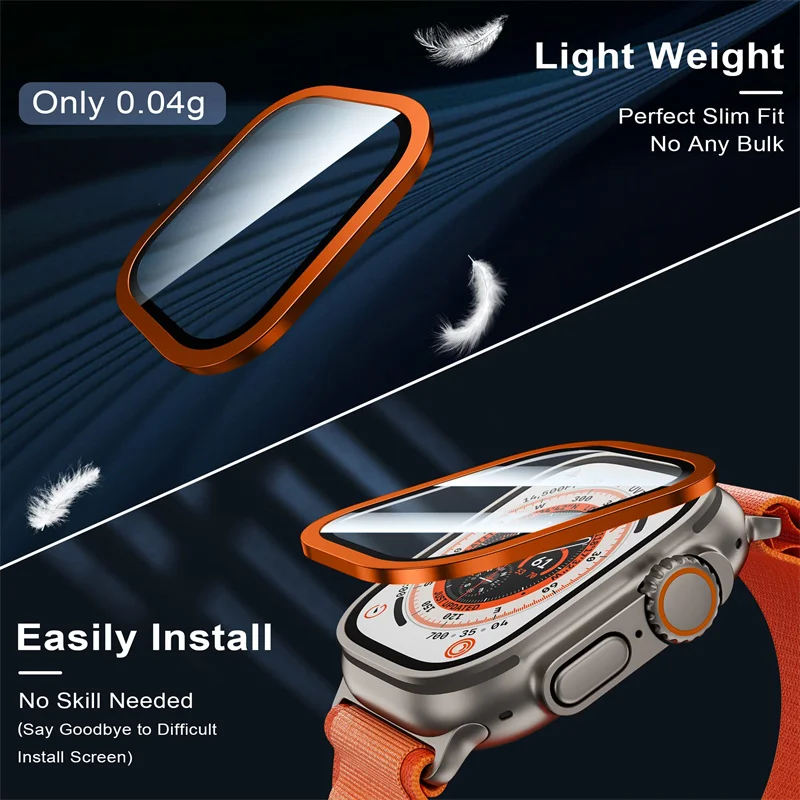 Tempered Glass for Apple Watch - Smartwatch Watches For Men review and price