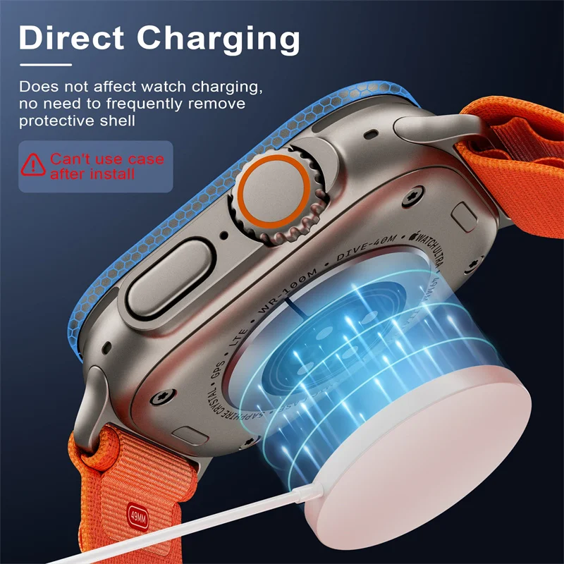 Tempered Glass for Apple Watch - Smartwatch Watches For Men review and price