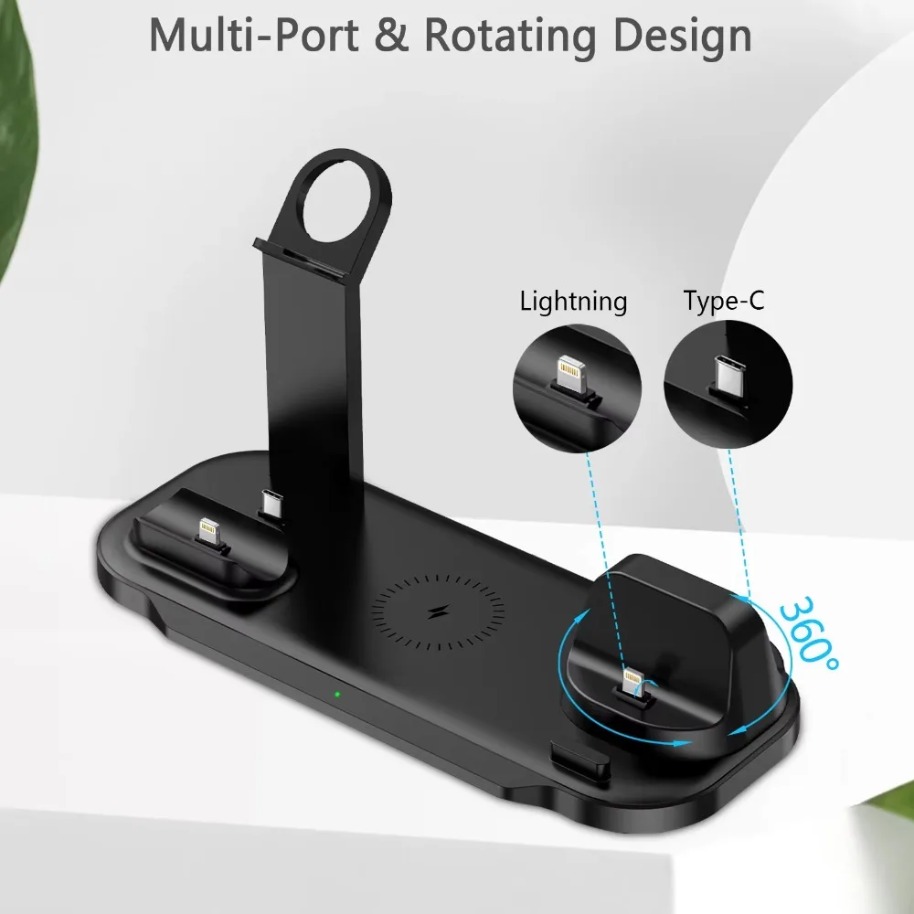 7 in 1 Wireless Charger Stand  - Smartwatch Watches Xiaomi review and price