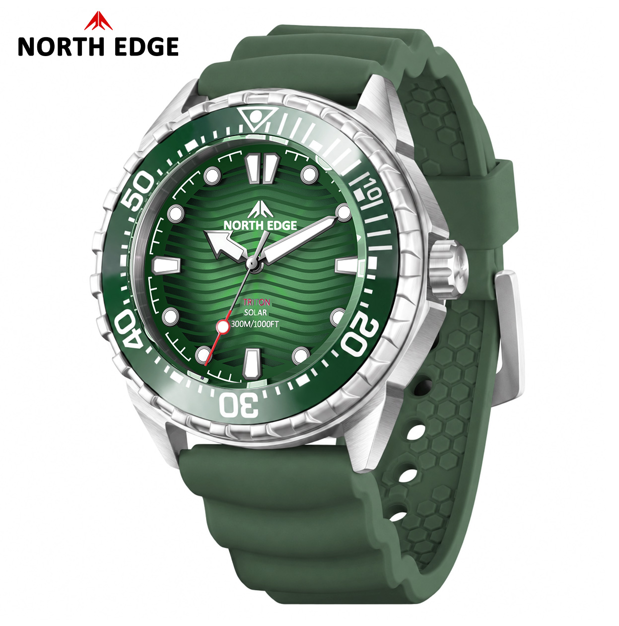 NORTH EDGE 2026 New TRITON Sol - Solar Powered Watch review and price