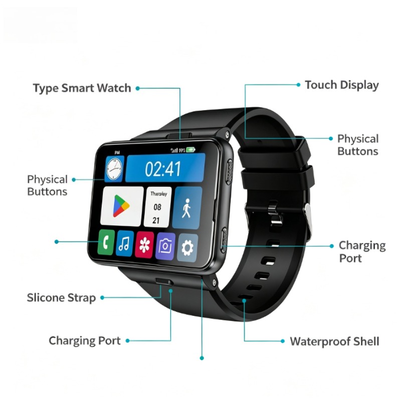 S999 Plus Smart Watch, 4G Andr - Smartwatch Watches For Men review and price