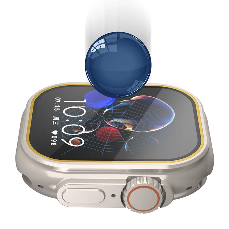 Tempered Glass for Apple Watch - Smartwatch Watches For Men review and price