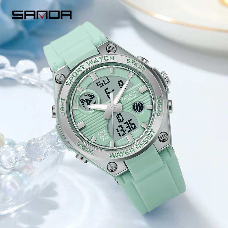 SANDA Brand G Style LED Digita - Solar Powered Watch review and price