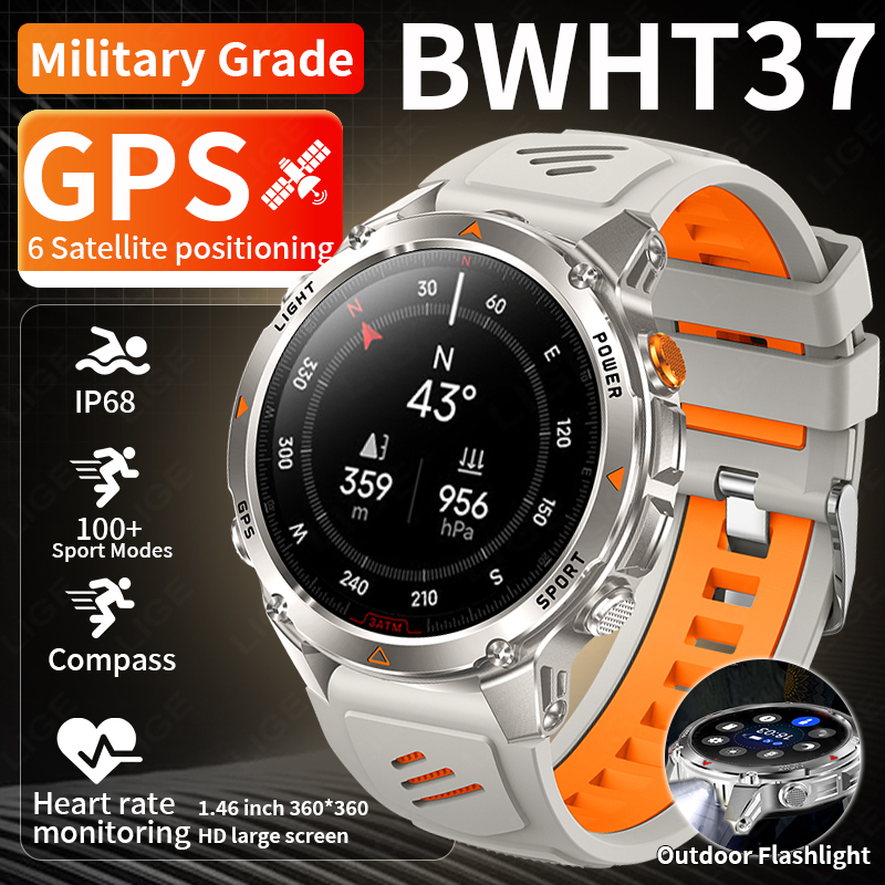 LIGE Rugged GPS Track Smart Wa - Smartwatch Watches For Men review and price