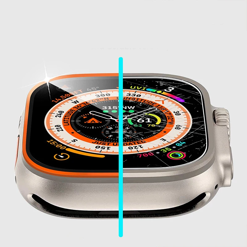 Tempered Glass Film for Apple  - Smartwatch Watches For Men review and price
