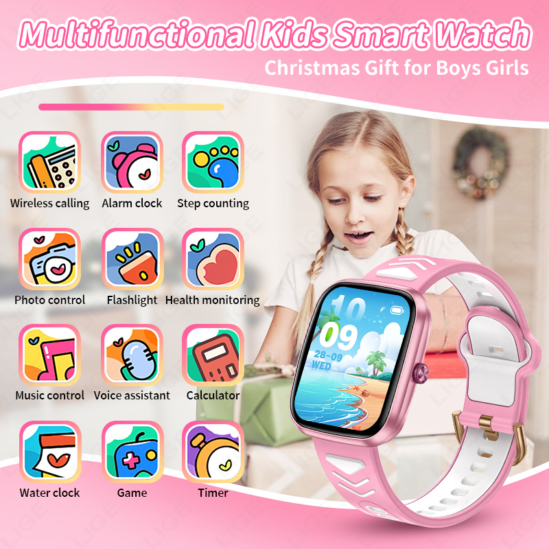 LIGE New 1.75 Inch Bluetooth C - Smartwatch Digital Watches For Boys review and price