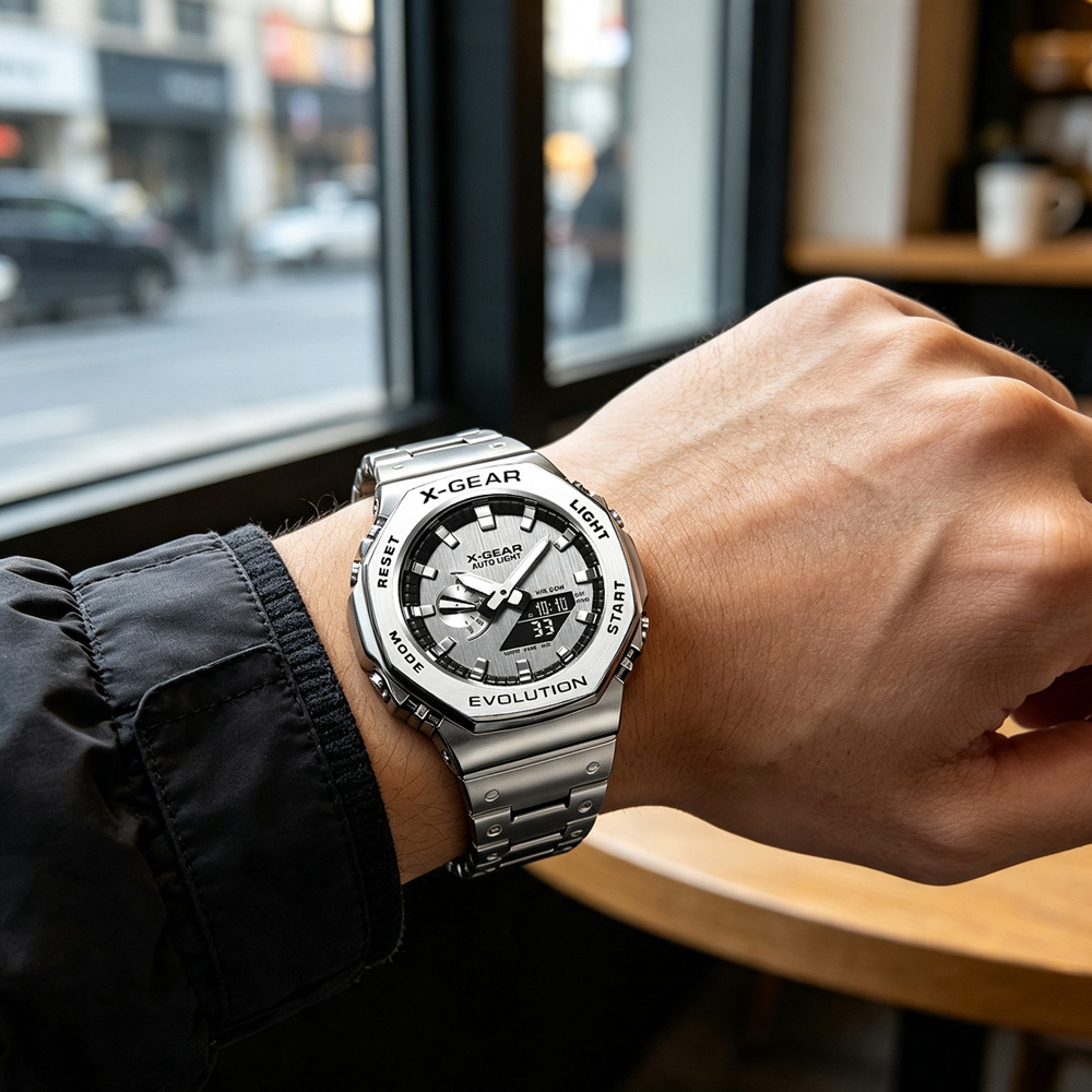 X-GEAR Dual Display Digital Sp - Watches Not Smartwatch review and price
