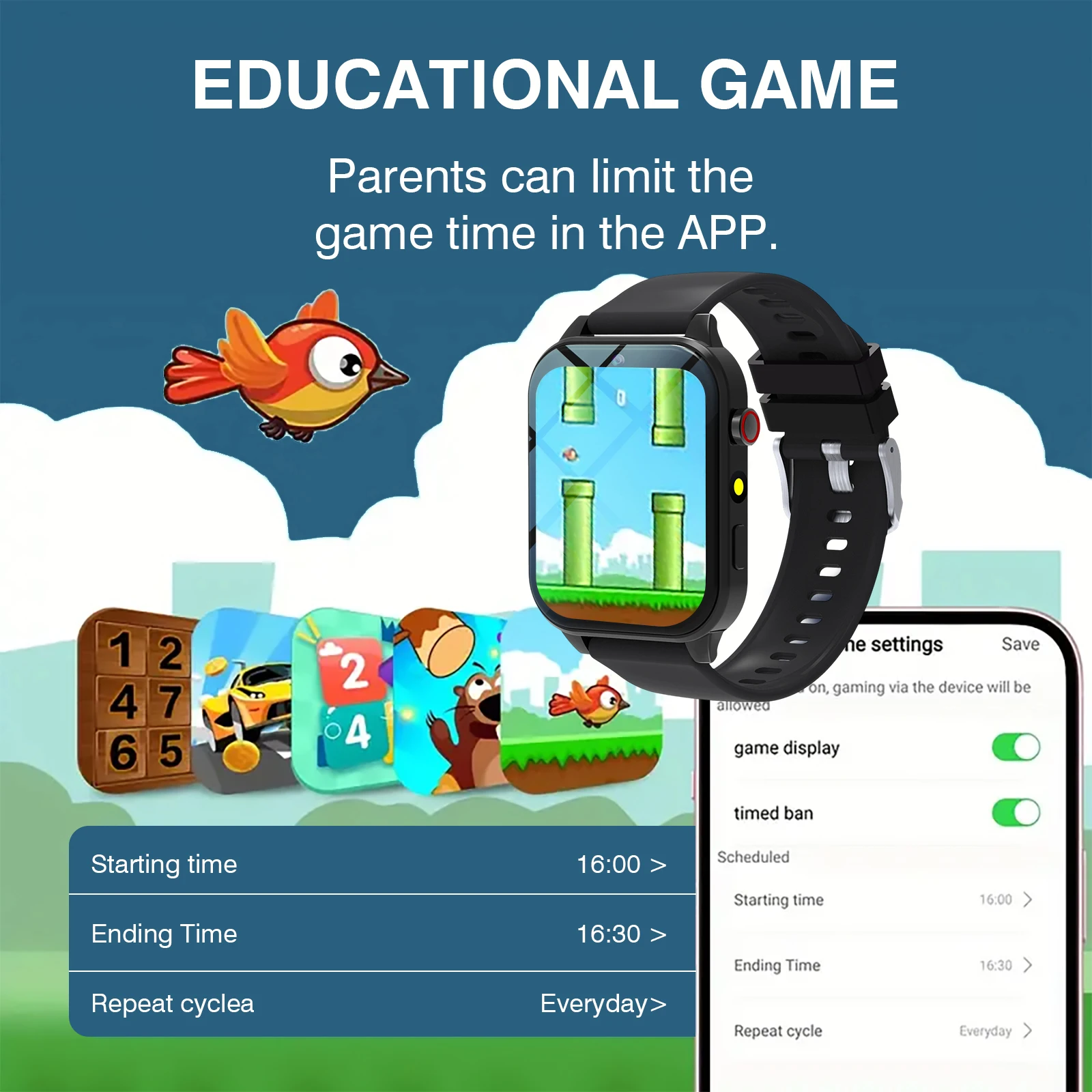 Kids′s Smart Watch 18 Games Ca - Smartwatch Watches For Kid Boy review and price
