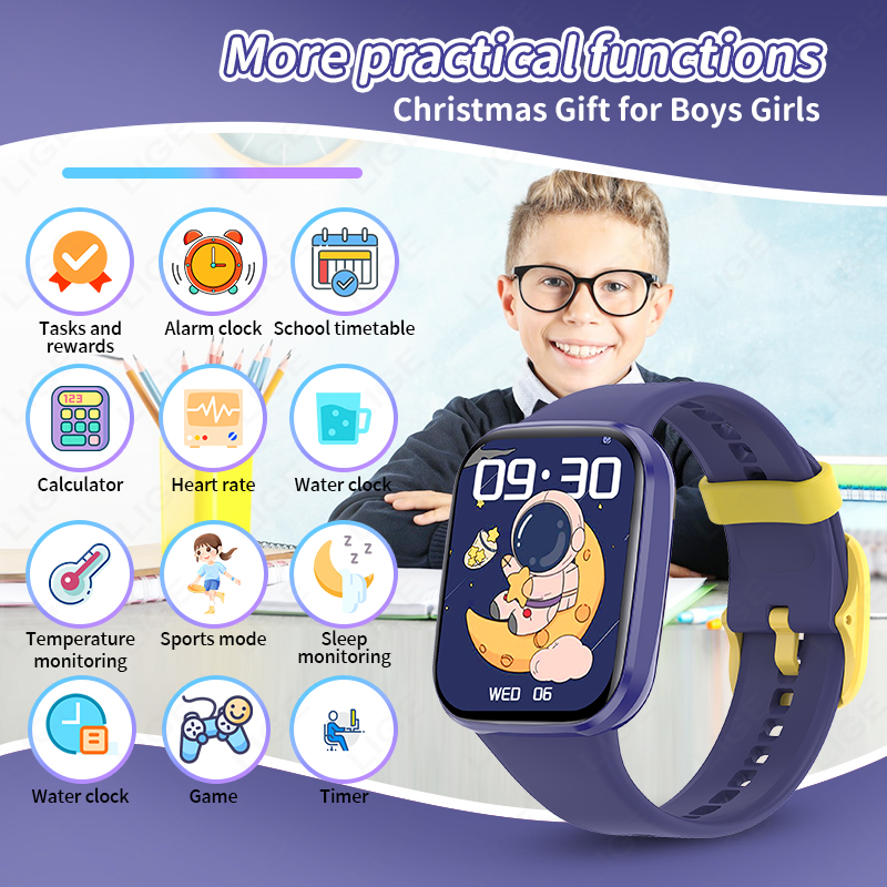 Lige Children Smart Watch Wome - Smartwatch Digital Watches For Boys review and price