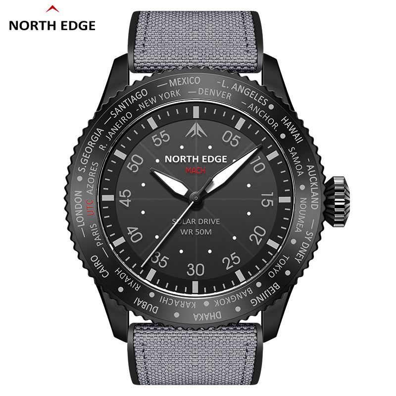 NORTH EDGE 2024 MACH Solar Pow - Solar Powered Watch review and price