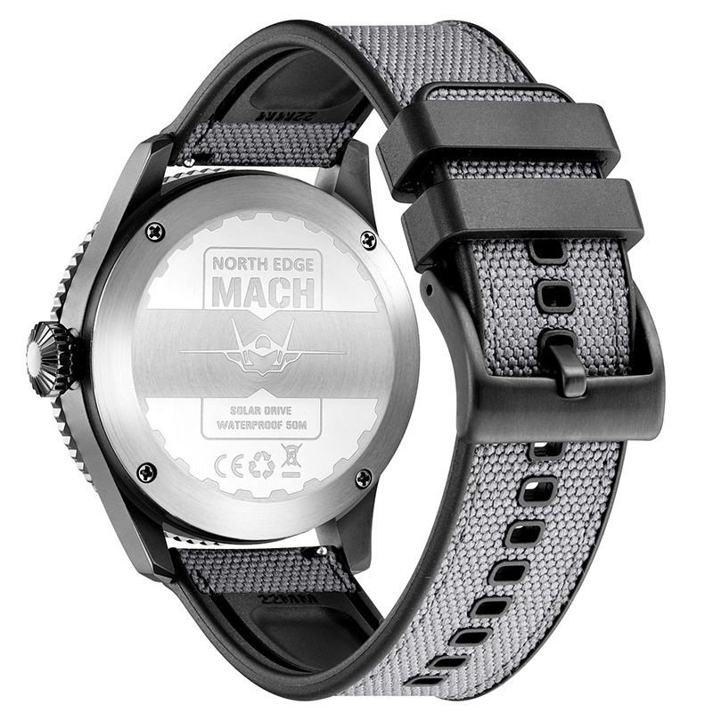 NORTH EDGE 2024 MACH Solar Pow - Solar Powered Watch review and price
