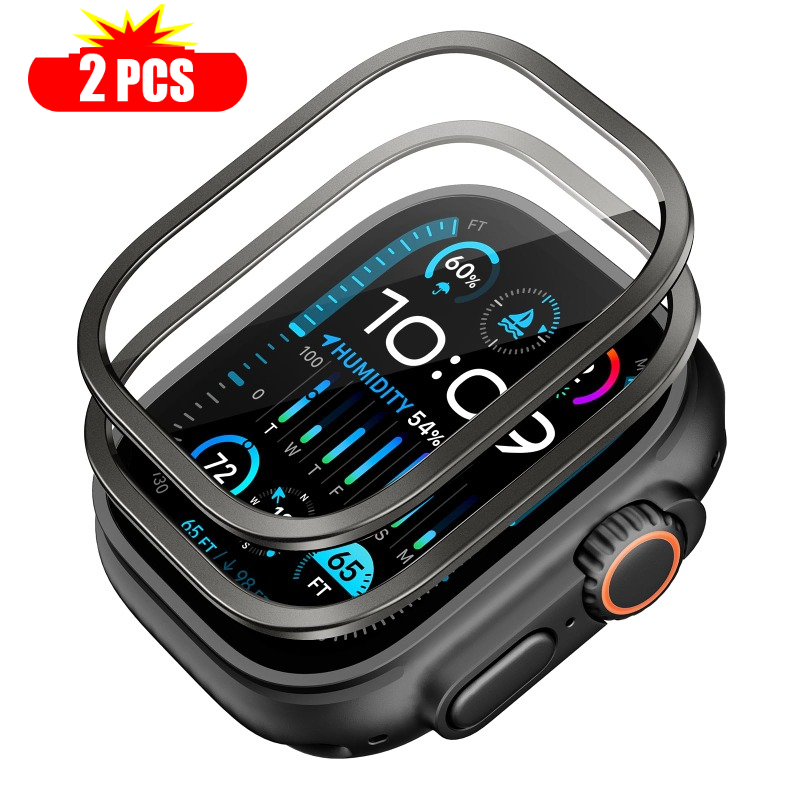 2pcs Tempered Glass for Apple  - Smartwatch Watches For Men review and price
