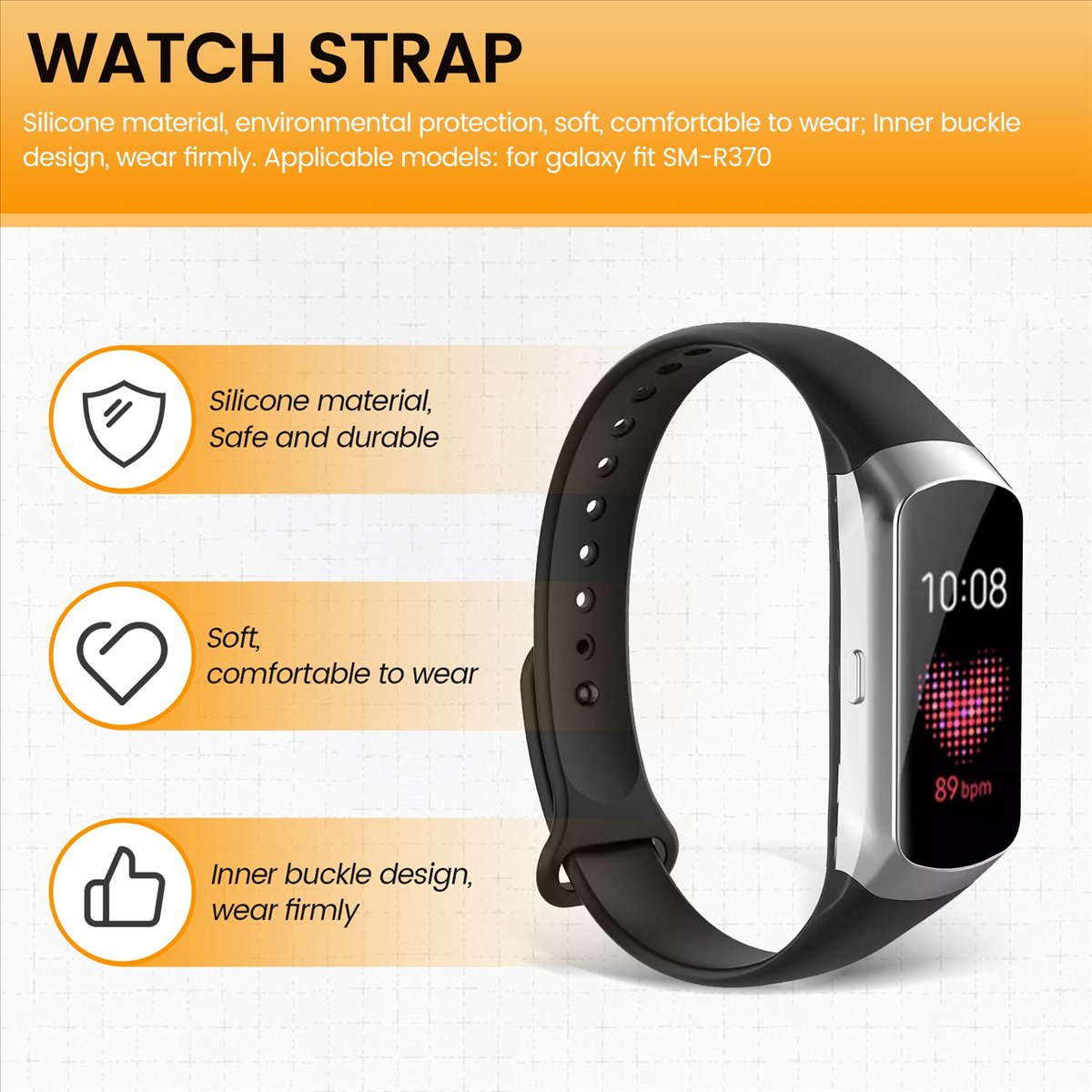 A49T Sport WatchBand Strap for - Silicone Sport Band review and price