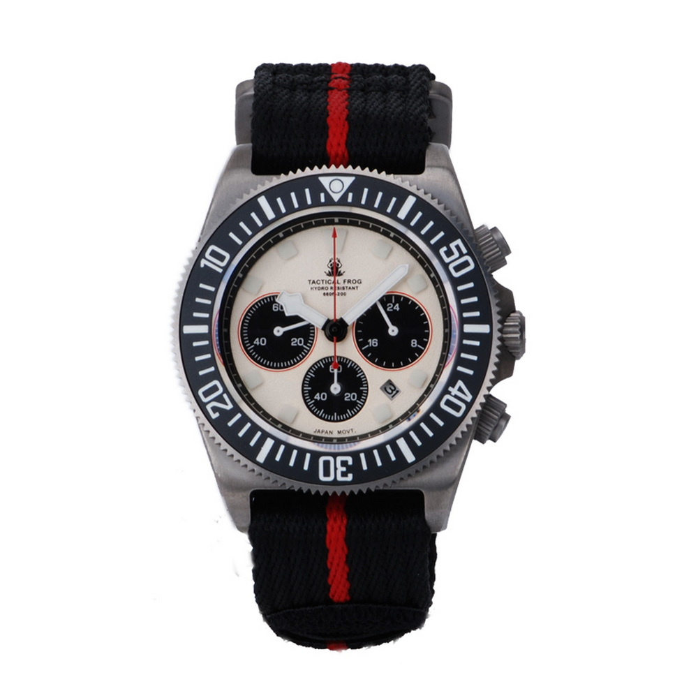 Tactical Frog Men Chronograph  - Solar Powered Watch review and price